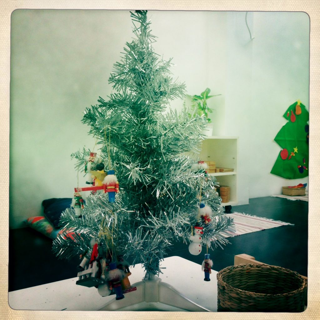 A Montessori Christmas tree